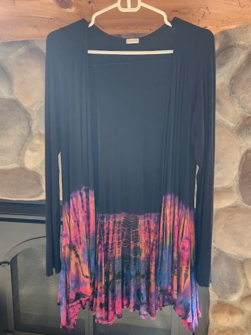 The Collection Royal Tie-Dye Ombre Light Cardigan - Boho Chic!